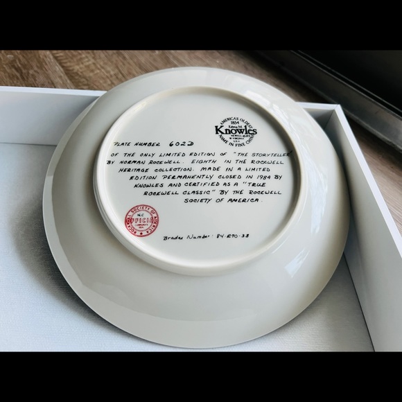 The Story Teller Collectors plate - Picture 3 of 8